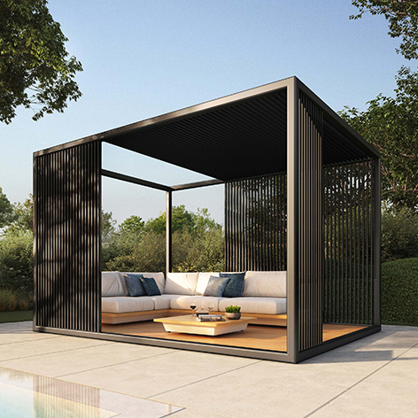 Pergola avec plancher. Pergola Box.